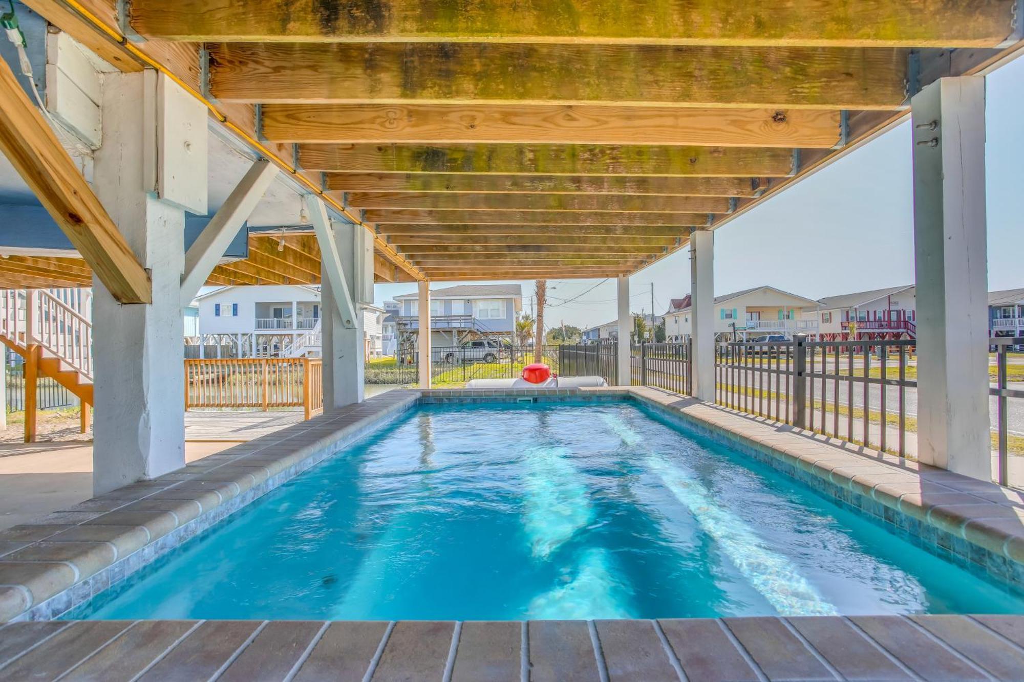 Waterfront North Myrtle Beach Home With Pool And Deck Exteriér fotografie